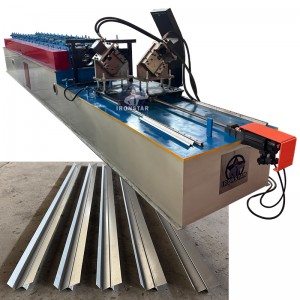 Shadow wall angle 2 in 1 roll forming machine in Saudi Arabia