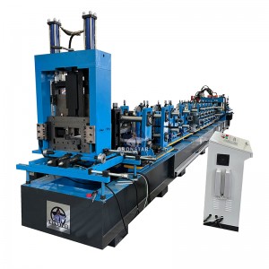 100-300mm automatic size changeable CZ purlin making machine in Egypt