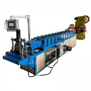Water gutter protect cover roll forming machine in America