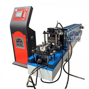 [Copy] 35*15mm and 35*30mm 10 Ga 2 sizes in 1 U purlin roll forming machine in America