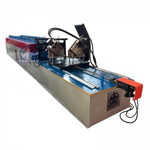 Shadow wall angle 2 in 1 roll forming machine in Saudi Arabia