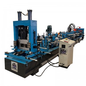 [Copy] 60-200mm automatic size changeable C purlin roll forming machine in US