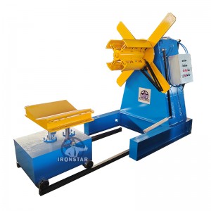 [Copy] 5 ton 500mm width hydraulic decoiler with car