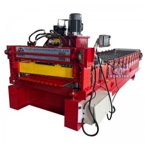 [Copy] 800mm thin corrugated roll forming machine for Indonesia
