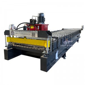 [Copy] T8 C8 Trapezoidal roofing sheet roll forming machine for Hungary