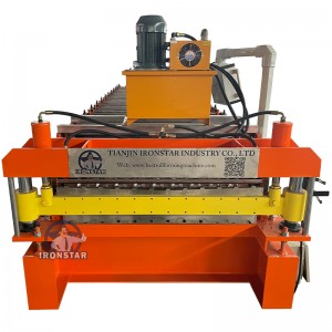 T10 and T18 double layer roll forming machine in Kyrgyzstan