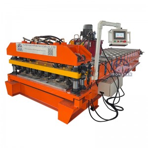 Roof tile roll forming machine for Kyrgyzstan Uzberkistan Russia