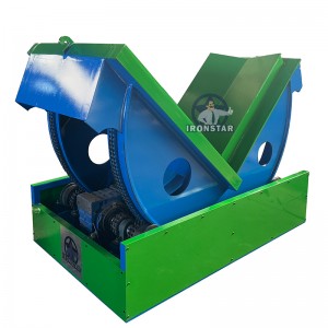 5 ton automatic hydraulic coil flipper machine for 180 degree rotatable coil