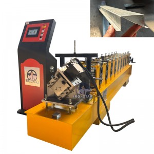 Omega profile roll forming machine in Bulgaria