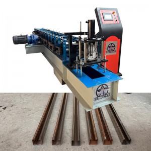 Shutter door top guide rail roll forming machine in Sudan