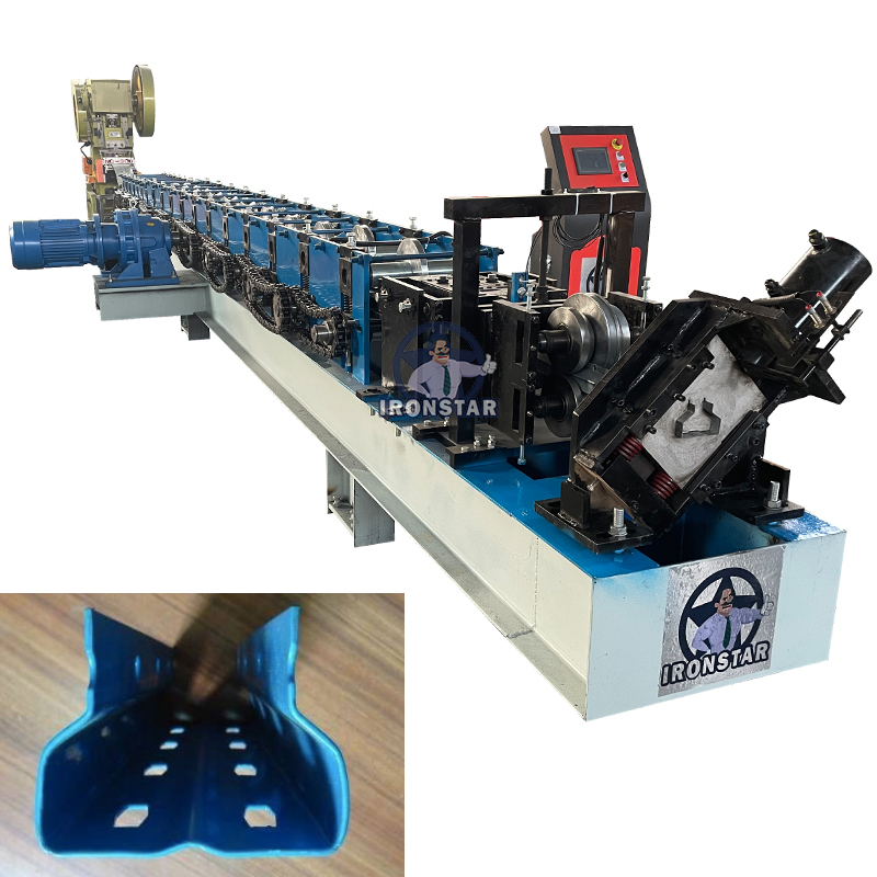 Versatile Upright Post Roll Forming Machine – Custom Storage Racking Upright Machine | Ironstar
