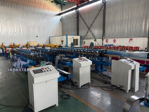 [Copy] Round tube dura fence roll forming machine with punching holes