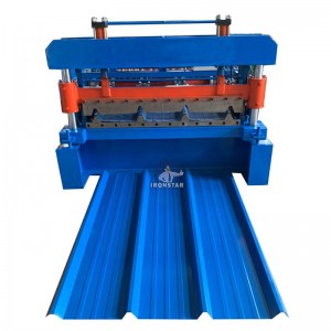 “High-Efficiency Trapezoid Sheet Roof Roll Forming Machine Made in China – Ironstar’s Advanced Solution”