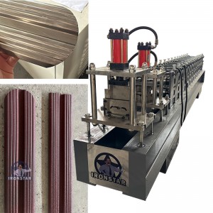 137mm Fence panel roll forming machine in Romania