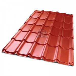 6 rib bamboo tile and corrugated shape double layer roll forming machine