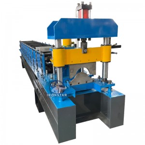 Ridge cap roll forming machine