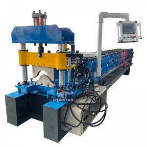 Ridge cap roll forming machine