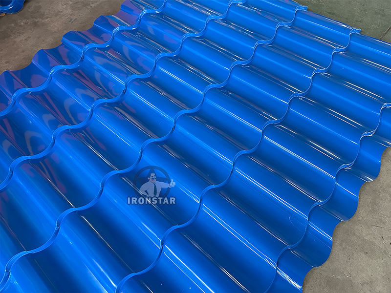 glazed tile roof sheet machine 1