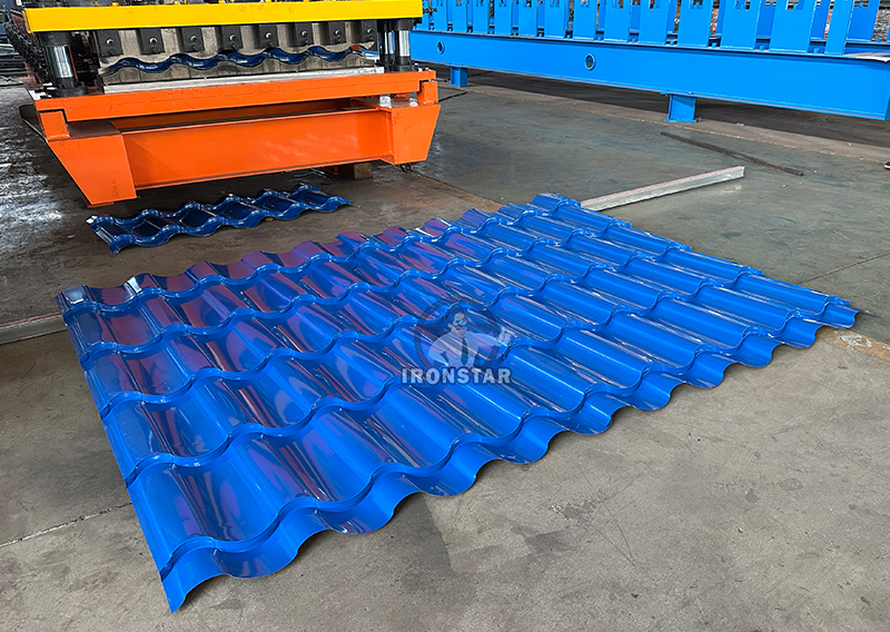 glazed tile roof sheet machine