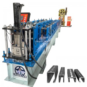 “Maximize Efficiency with Ironstar’s Automated CZ Purlin Roll Forming Machine”